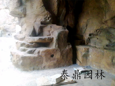 上海東灘花園GRC塑石假山